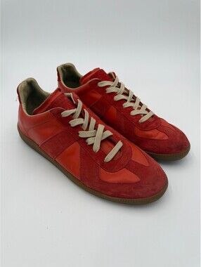 Maison Margiela Replica Leather Sneakers Mens Size 10/43